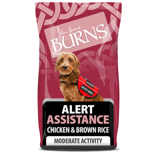 Burns Alert Assistance Chicken & Brown Rice Dry Dog Food