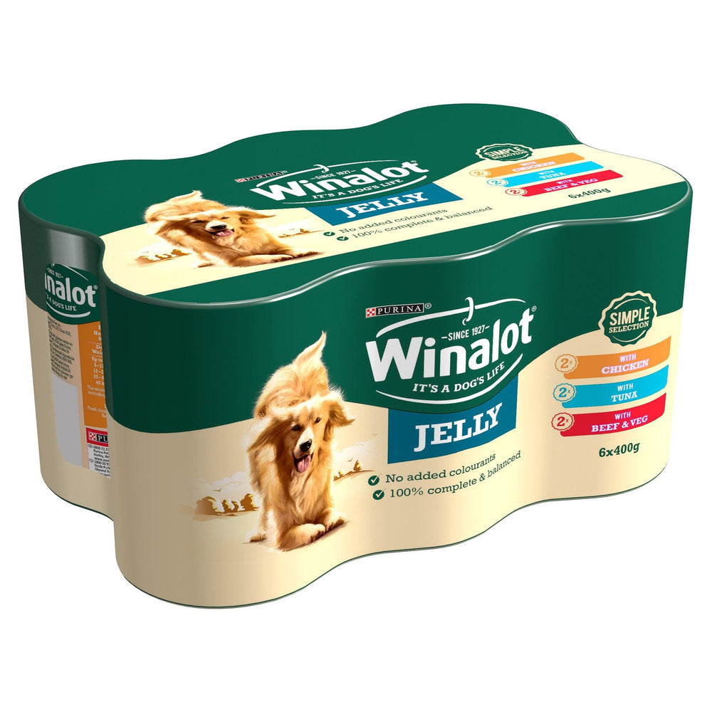Winalot Simple Selection Mixed in Jelly Wet Dog Food 6 x 400g