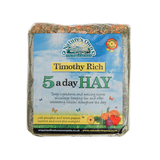 Nature's Own Timothy Rich 5 a Day Hay 1kg