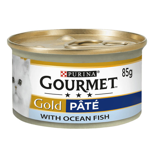 Gourmet Adult Gold Pate Ocean Fish Wet Cat Food