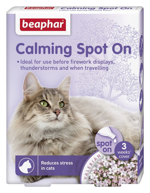 Beaphar Calming Valerian Spot On for Cats 3 pipettes