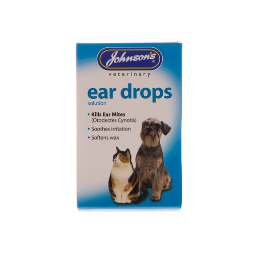 Johnsons Ear Drops for Cats & Dogs 15ml
