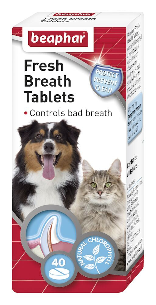 Beaphar Fresh Breath Tablets for Cats & Dogs 40 tablets