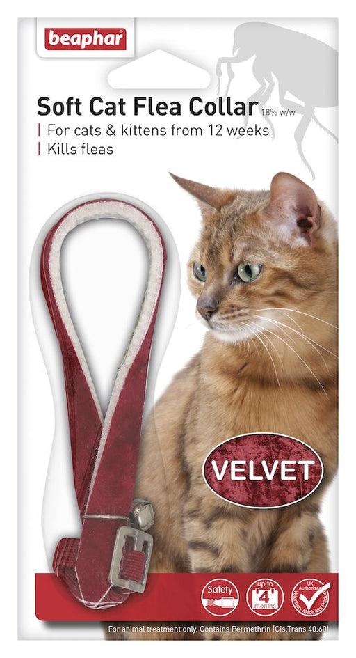 Beaphar Soft Velvet Flea Collar for Cats 30cm