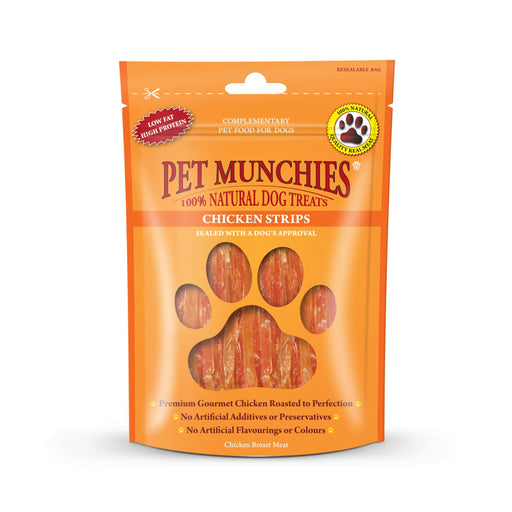 Pet Munchies Chicken Strips Dog Treats 90g