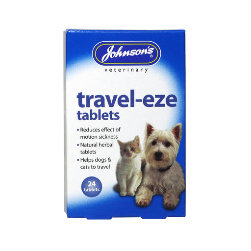 Johnsons Travel Eze Tablets for Dogs 24 tablets