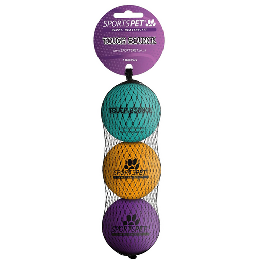 Sportspet Tough Bounce Ball 3 pack