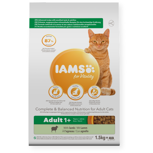 Iams Vitality Adult Lamb Dry Cat Food