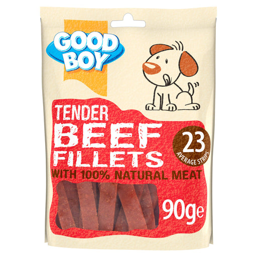 Good Boy Pawsley & Co Tender Beef Fillets Dog Treats 90g