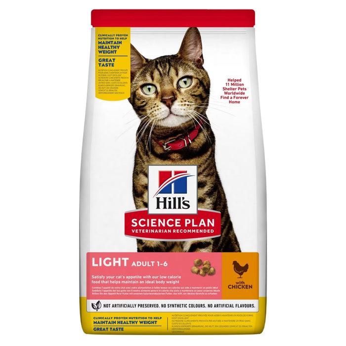 Hill's Science Plan Adult Light with Chicken Dry Cat Food