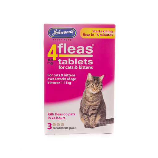 Johnsons 4fleas Tablets for Cats & Kittens