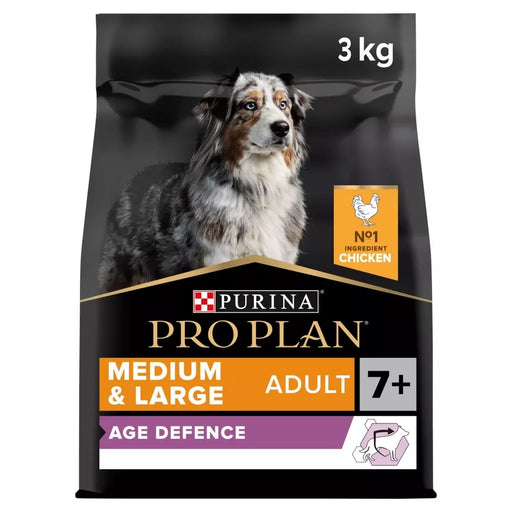 Pro Plan Medium and Large Adult 7+ Age Defence Chicken Dry Dog Food