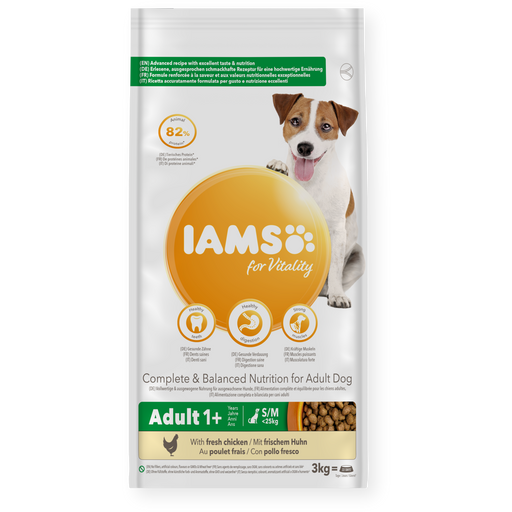 Iams Vitality Adult Small/Medium Breed Fresh Chicken Dry Dog Food