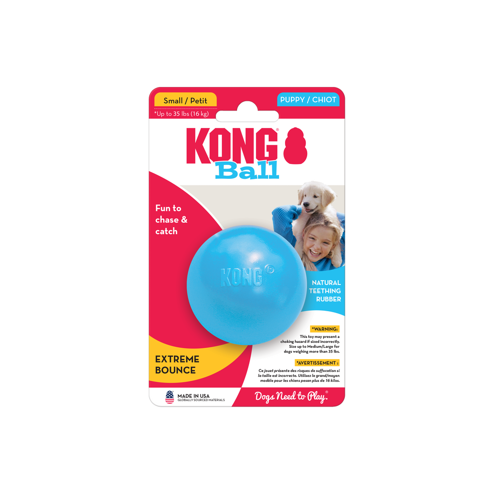 KONG Puppy Ball with Hole Small