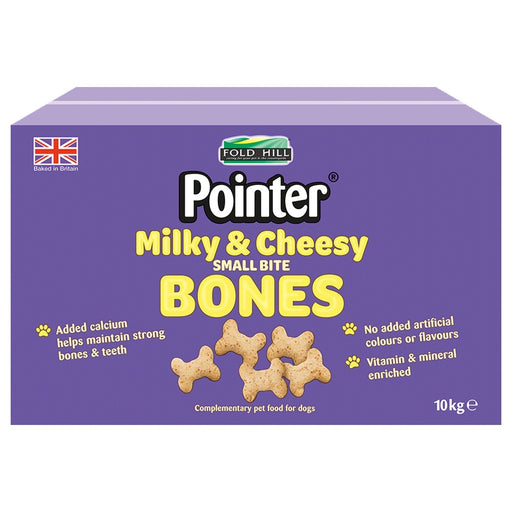 Pointer Milky & Cheesy Small Bite Bones Dog Treats 10kg