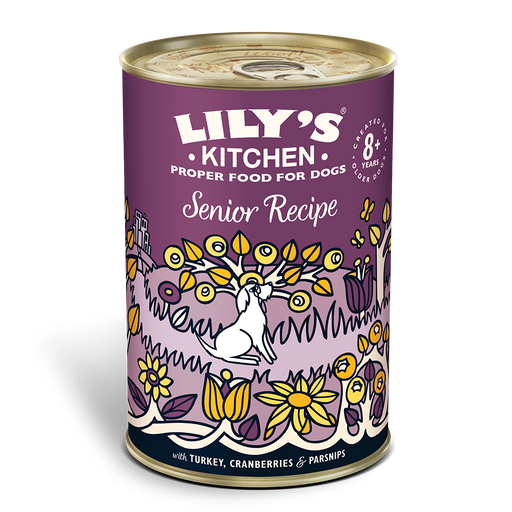 Lily's Kitchen Senior Recipe for Older Turkey Wet Dog Food 400g