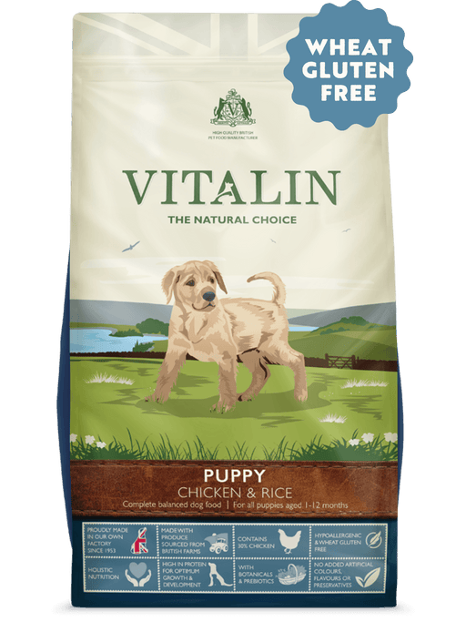Vitalin Puppy Chicken & Rice Gluten Free Dry Dog Food