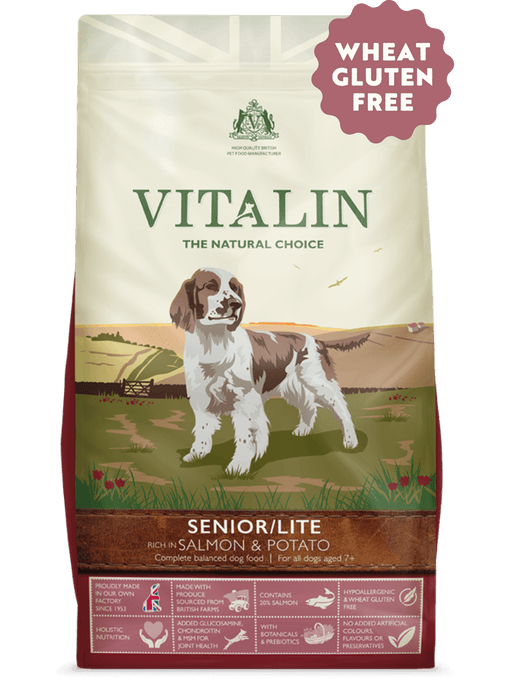 Vitalin Senior/Lite Salmon & Potato Gluten Free Dry Dog Food
