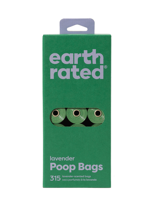 Earth Rated Poop Bags on Refill Rolls Lavender 315 Bags
