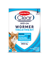 Bob Martin Clear Spot-On Wormer for Cats & Kittens