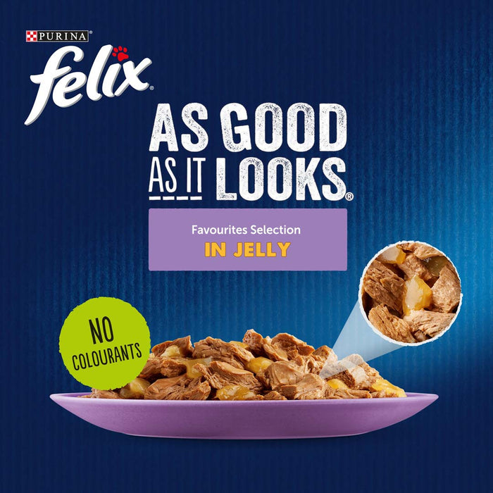Felix Adult As Good As it Looks Favourites Selection Wet Cat Food