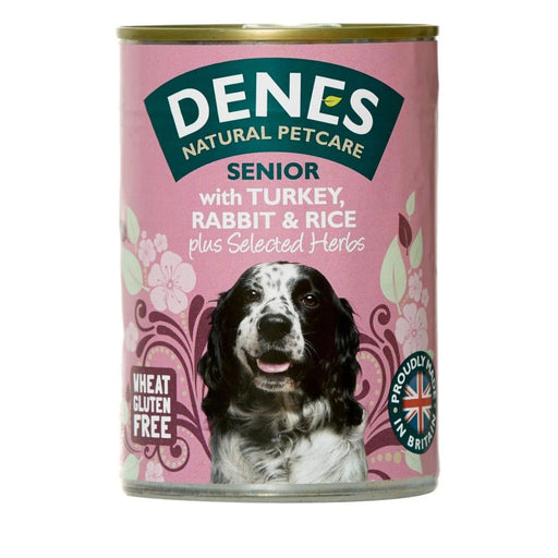 Denes Senior With Turkey/Rabbit and Rice Plus Selected Herbs Wet Dog Food 400g
