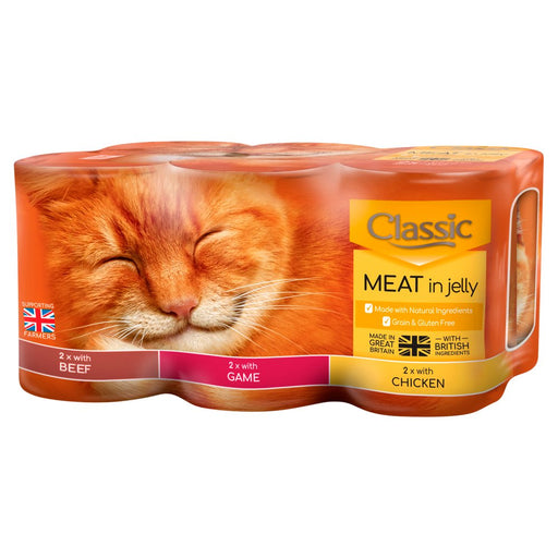 Classic Meat in Jelly Wet Cat Food 6 x 400g