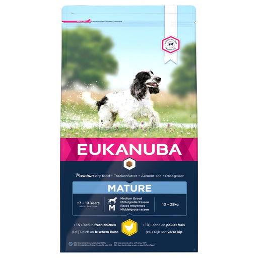 Eukanuba Chicken Thriving Mature Medium Breed Dry Dog Food 12kg