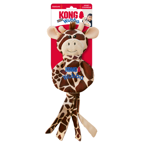 KONG Wubba No Stuff Giraffe Dog Toy Large