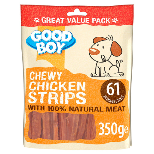 Good Boy Pawsley & Co Chewy Chicken Strips Dog Treats 350g