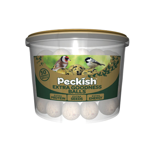 Peckish Extra Goodness Energy Balls Bird Food Tub 50 pack