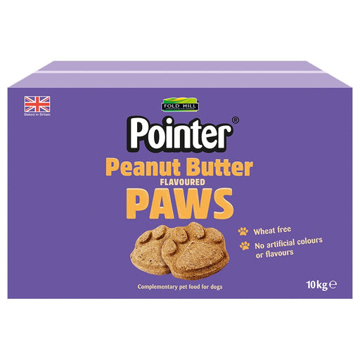 Pointer Peanut Butter Flavoured Paws Dog Treats 10kg