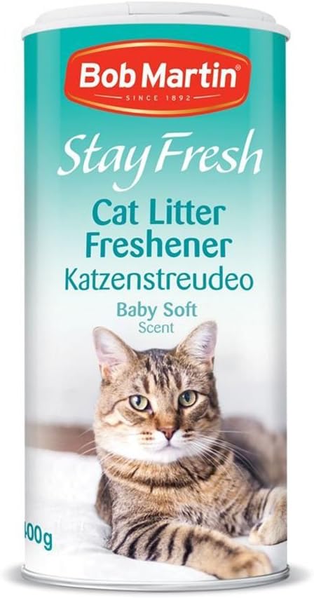 Bob Martin Stay Fresh Cat Litter Freshener Baby Soft Scent 400g
