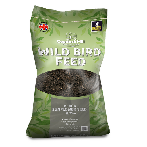 Copdock Mill Black Sunflower Seeds Bird Food 12.75kg
