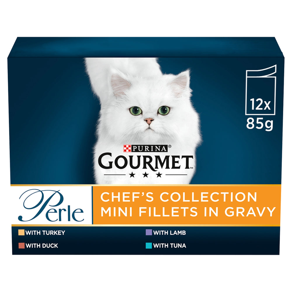 Gourmet Adult Perle Chef's Collection in Gravy Wet Cat Food