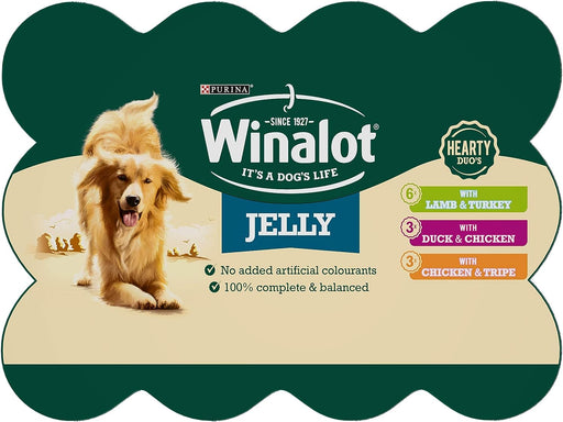 Winalot Hearty Duo Dog Food Meat in Jelly 12x400g