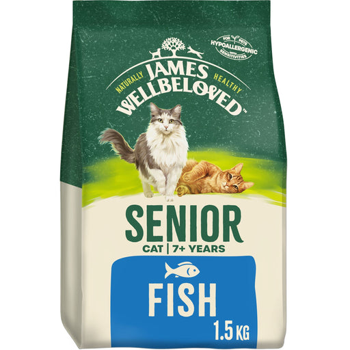 James Wellbeloved Senior Fish & Rice Dry Cat Food