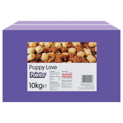 Pointer Puppy Love Biscuit Dog Treats 10kg