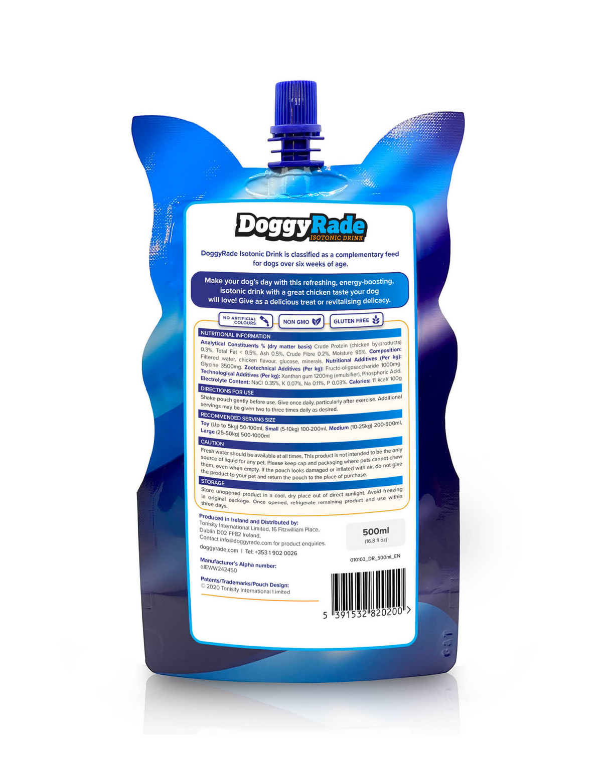 DoggyRade Prebiotic Isotonic Drink for All Dogs