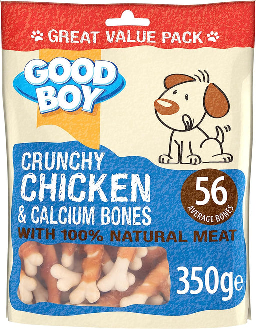 Good Boy Chicken & Calcium Bones Dog Treats 350g