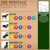 Ancol Heritage Green Check Dog Coat