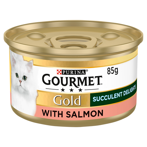 Gourmet Gold Adult Succulent Delights Salmon Wet Cat Food