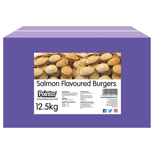 Pointer Salmon Burgers Dog Treats 12.5kg