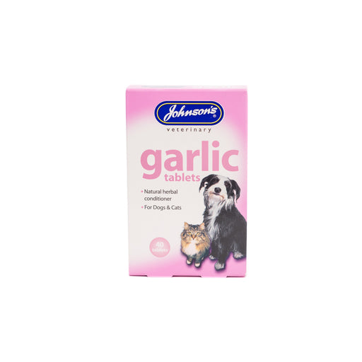 Johnsons Garlic Tablets for Dogs & Cats 40 tablets