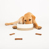 Scruffs Scandi Non Tip Pet Food & Water Bowl Cream 14 x 14 x 5cm | 0.4L