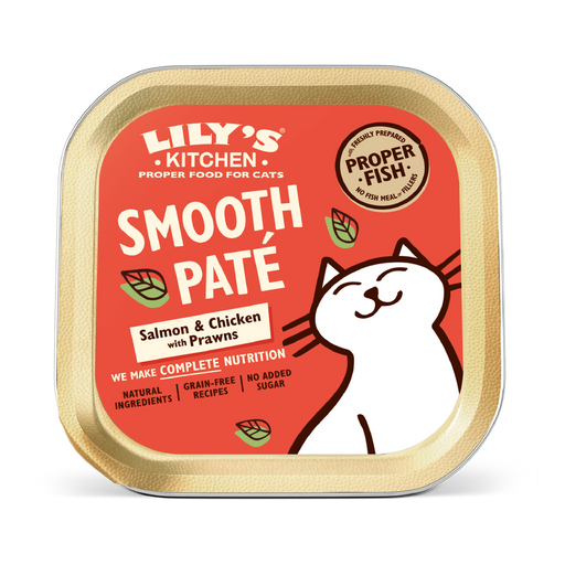 Lily's Kitchen Salmon & Chicken Paté Wet Cat Food 85g