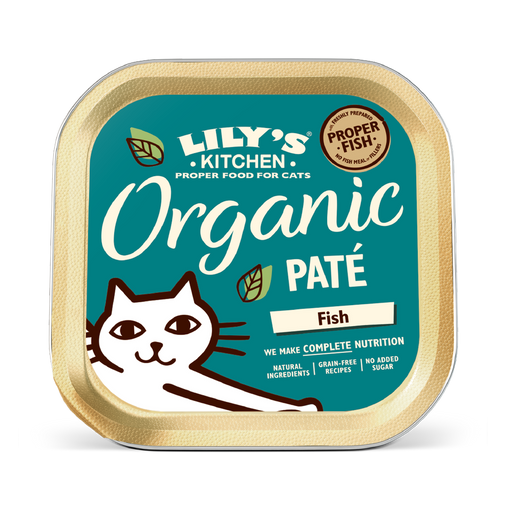 Lily's Kitchen Organic Fish Paté Wet Cat Food 85g