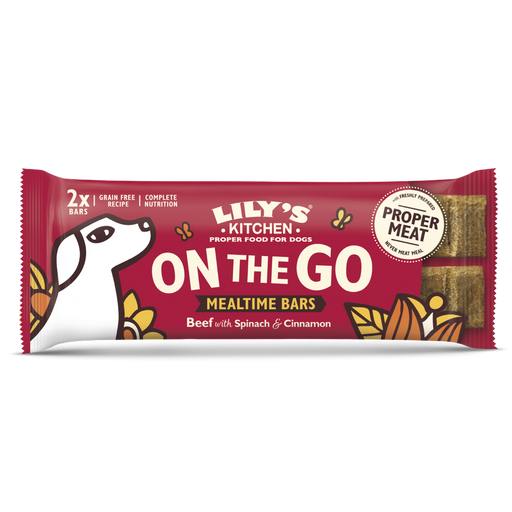 Lily's Kitchen Beef On the Go Bar Dog Treats 40g