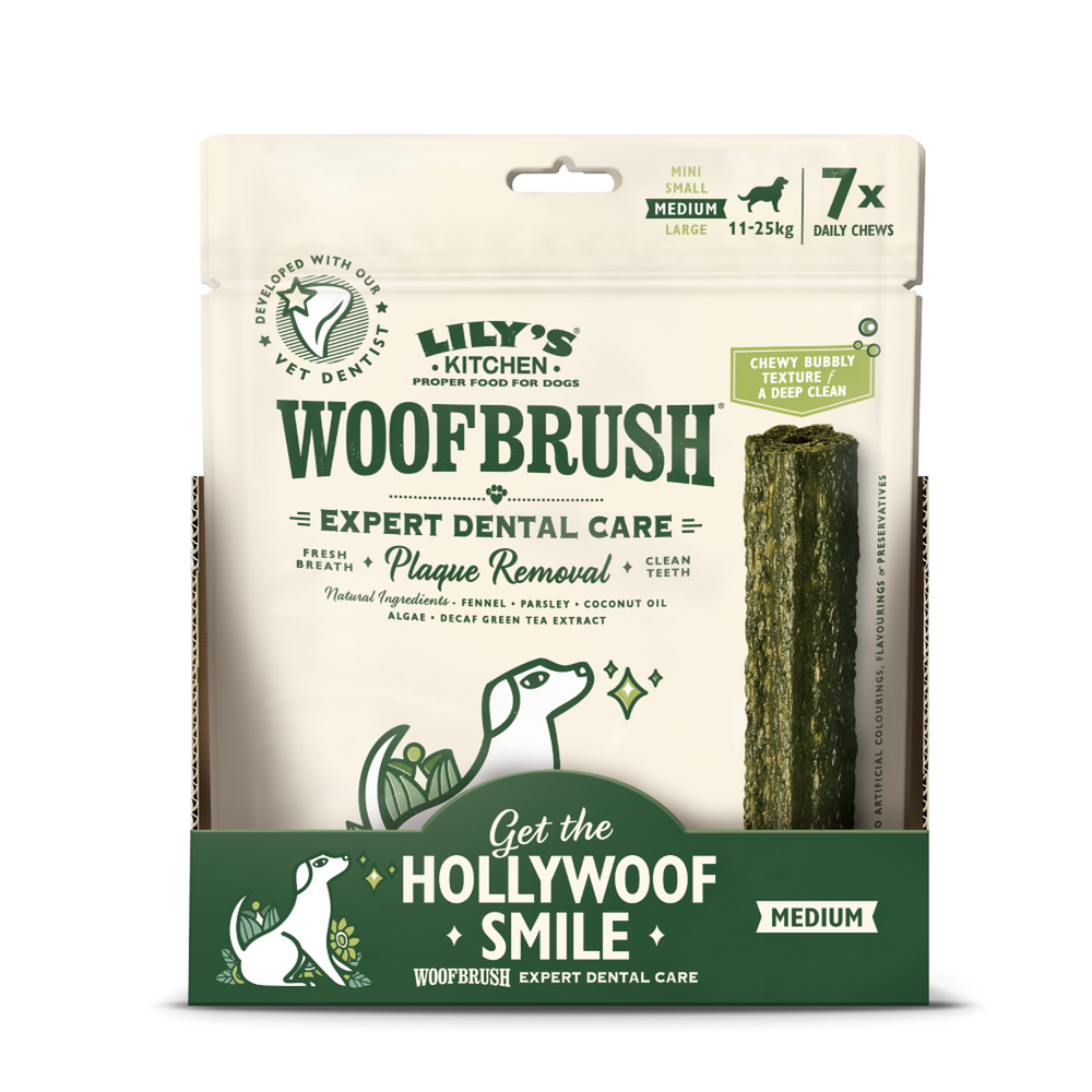 Lily's Kitchen Medium Woofbrush Dental Chew (multipack) 7 x 28g