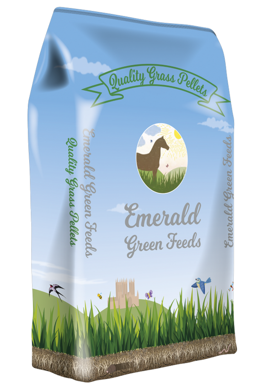 Emerald Green Feeds Grass Pellets Equine Food 20kg
